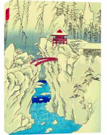 Hiroshige Snow On Mt Haruna Hardcover Journal: Dotted Notebook by Various