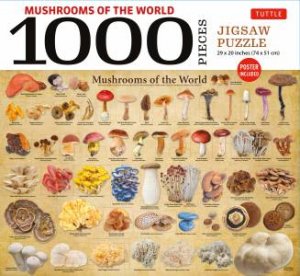 Mushrooms of the World - 1000 Piece Jigsaw Puzzle by Tuttle Studio