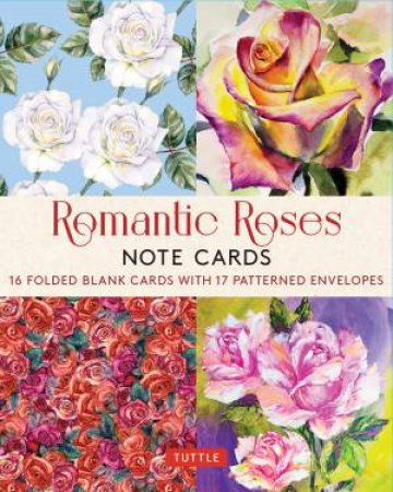 Romantic Roses, 16 Note Cards by Tuttle Studio