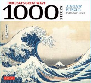 Hokusai's Great Wave  1000 Piece Jigsaw Puzzle by Tuttle Studio