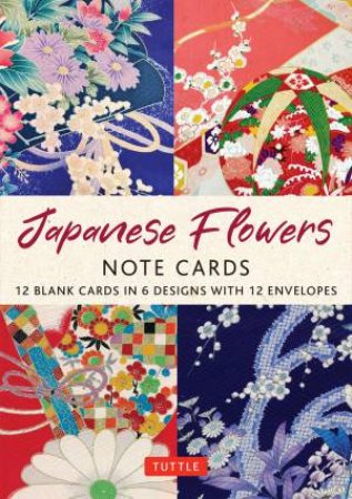 Japanese Flowers, 12 Note Cards by Tuttle Studio