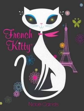 French Kitty Note Cards by Mighty Fine