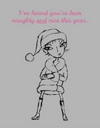 Bad Girl's Holiday Notecards: Naughty And Nice by Notecards