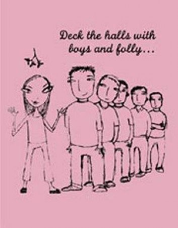 Bad Girl's Holiday Notecards: Deck The Halls by Notecards