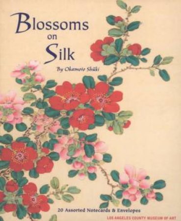 Blossoms On Silk Notecards by Notecards & Envelopes