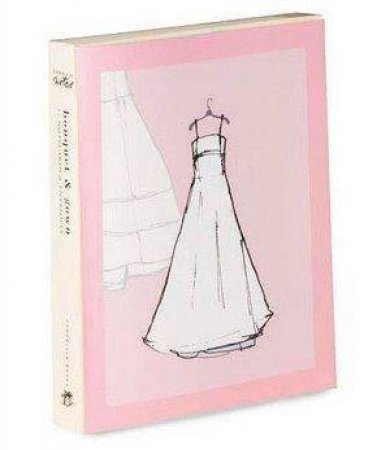 Bouquet And Gown Notecards by Lydia Ricci