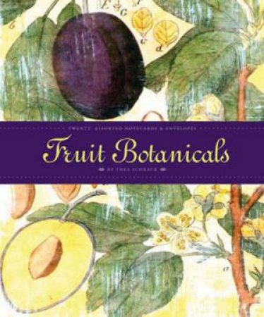 Fruit Botanicals Deluxe Notecards by Thea Shrack