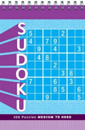 Sudoku Notepad: Medium To Hard by Zachary Pitkow