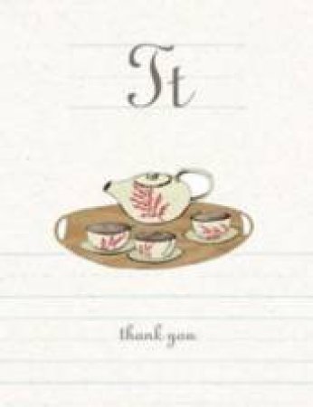 Chronicle Notes: T Is for Thank You by Jennifer Muller