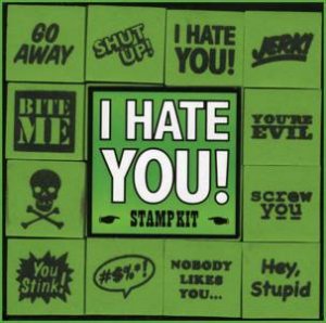 I Hate You Stamp Kit by Chronicle