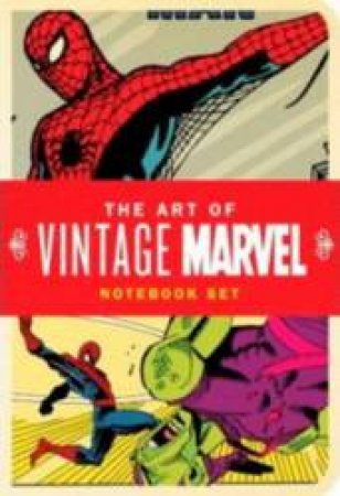 The Art of Vintage Marvel Notebook Set (4-pack) by Comics Marvel