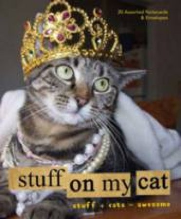 Stuff on My Cat Notecards by Mario Garza