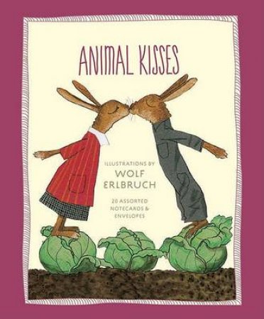 Notecards: Animal Kisses by Wolf Erlbruch