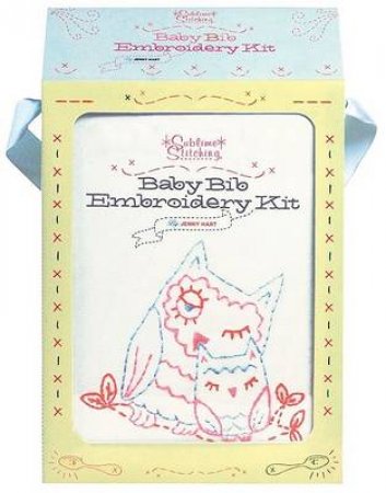 Baby Bib Embroidery Kit by Jenny Hart