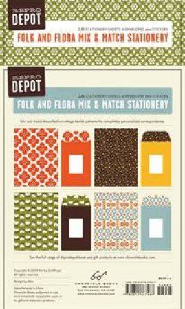 Reprodepot Folk and Flora Mix and Match Stationery by Djerba Goldfinger