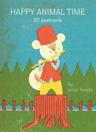 Happy Animal Time Postcards by Junzo Terada