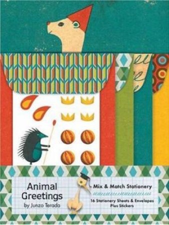 Mix and Match Stationery: Animal Greetings by Junzo Terada