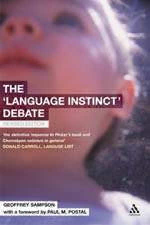 Language Instinct Debate - 2 Ed by Geoffrey Sampson