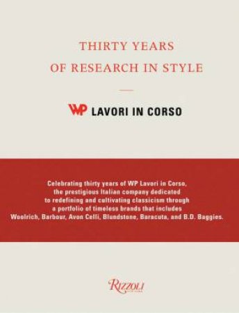 Thirty Years of Research in Style by Lavori in Corso WP