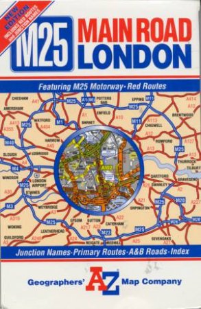 A-Z London: Main Road Map Of London by Various