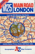 AZ London Main Road Map Of London