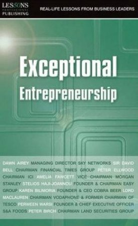 Exceptional Entrepreneurship by Fifty Lessons Management Collection