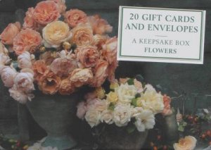 Tin Box: Flowers - 20 Gift Cards & Envelopes by Unknown