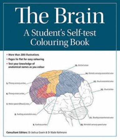 The Brain: A Student's Self-test Colouring Book by Joshua Gowin & Wade Kothmann