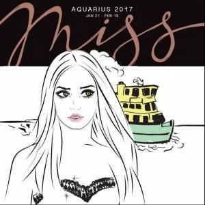 Miss Aquarius 2017 Calendar by Various