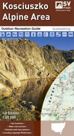 Kosciuszko Alpine Area Map by Various