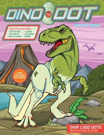 Dino-To-Dot Activity Book by Chris Evans