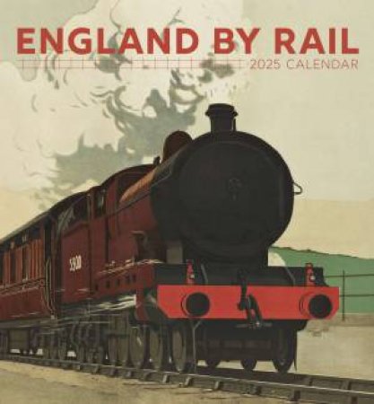 2025 England By Rail Wall Calendar by Pomegranate