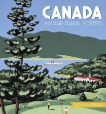 2025 Canada Vintage Travel Posters Wall Calendar