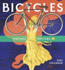 2025 Bicycles Vintage Posters Wall Calendar