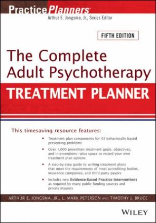 The Complete Adult Psychotherapy Treatment Planner (5th Edition) by Various 