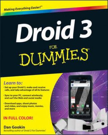 Droid 3 for Dummies by Dan Gookin