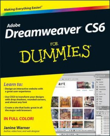 Dreamweaver CS6  for Dummies by Janine Warner