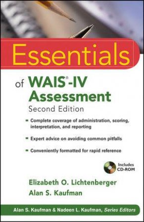 Essentials of Wais®-iv Assessment, Second Edition by Lichtenberger