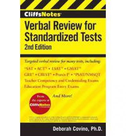 CliffsNotes Verbal Review for Standardized Tests: 2nd Edition by COVINO DEBORAH