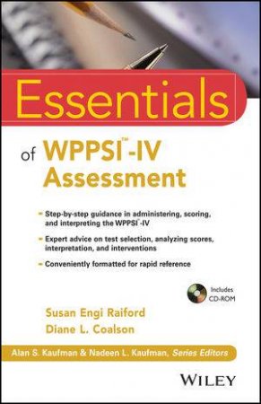 Essentials of WPPSI-IV Assessment by Susan Engi Raiford & Diane L. Coalson