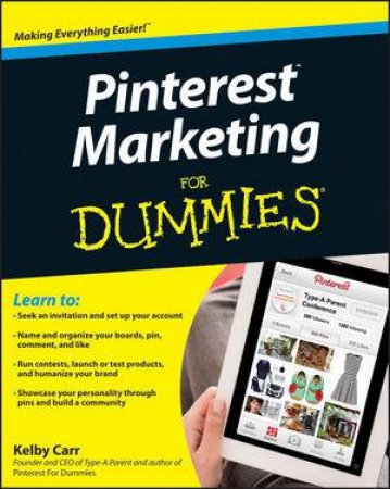 Pinterest Marketing for Dummies by Kelby Carr