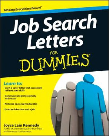 Job Search Letters for Dummies by Joyce Lain Kennedy