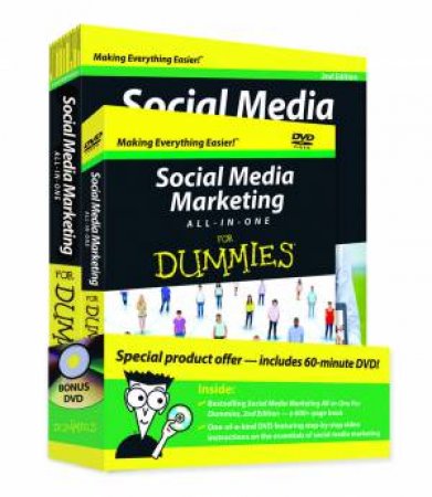 Social Media Marketing All-In-One For Dummies Book+DVD Bundle by Zimmerman