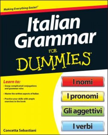 Italian Grammar for Dummies by Beth Bartolini-Salimbeni