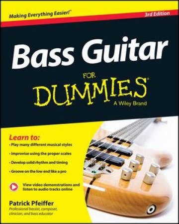 Bass Guitar for Dummies (3rd Edition) by Patrick Pfeiffer