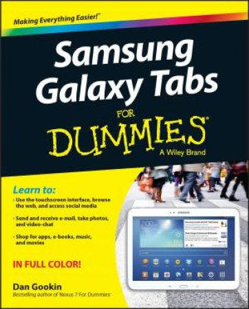 Samsung Galaxy Tabs for Dummies by Dan Gookin