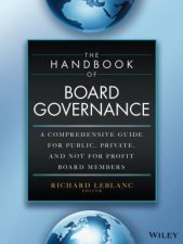 The Handbook Of Board Governance A Comprehensive Guide For Public Private And NotForProfit Board Members