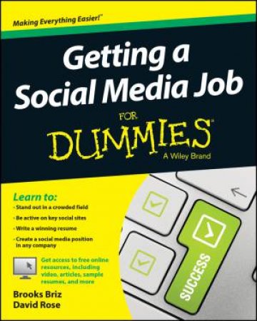 Getting a Social Media Job for Dummies by Brooks Briz & David Rose