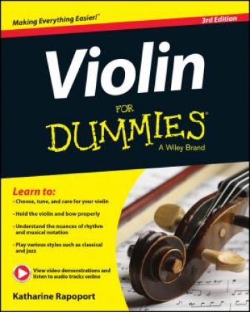 Violin for Dummies by Katharine Rapoport