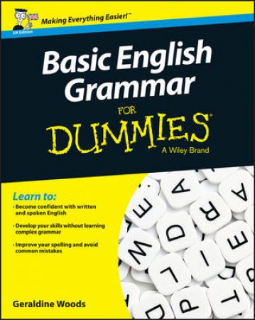 Basic English Grammar for Dummies by Geraldine Woods